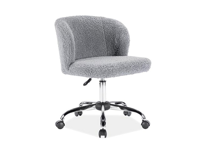 Signal Kancelárska stolička Dolly sivá z ovčej vlny