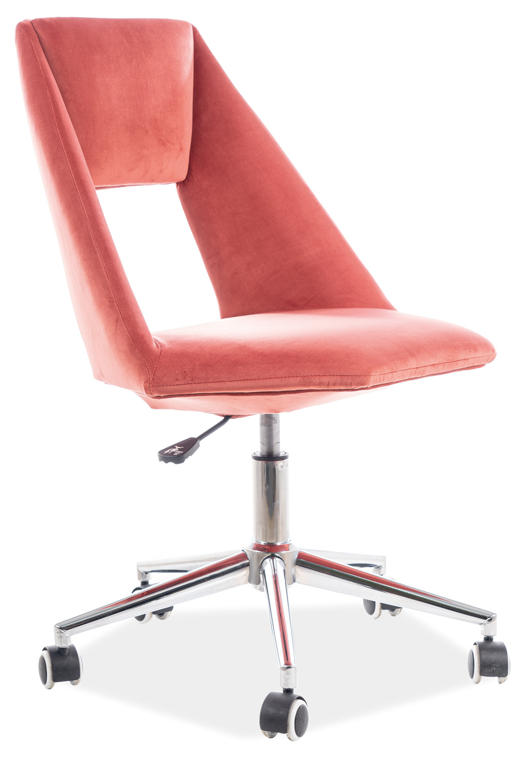 E-shop Signal Kancelárska stolička PAX ružová zamat vzor 173