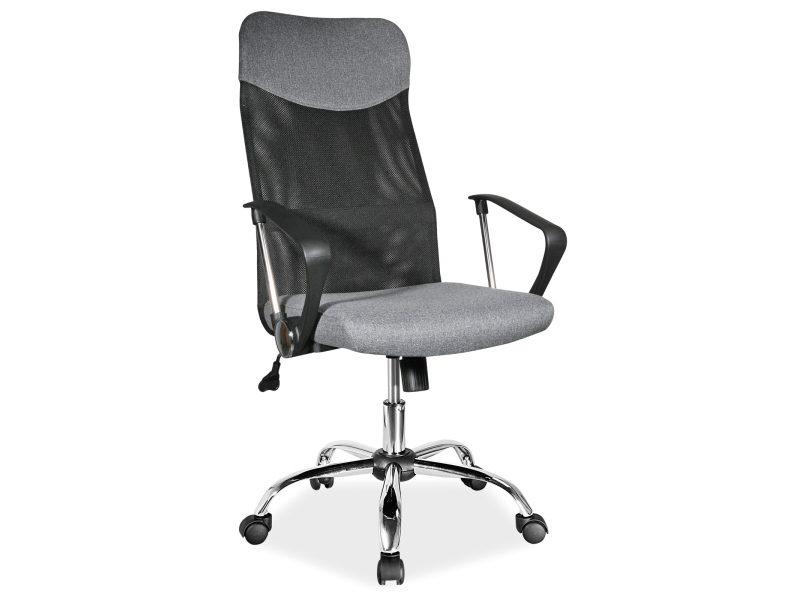 Signal Kancelárska stolička Q-025 šedý materiál