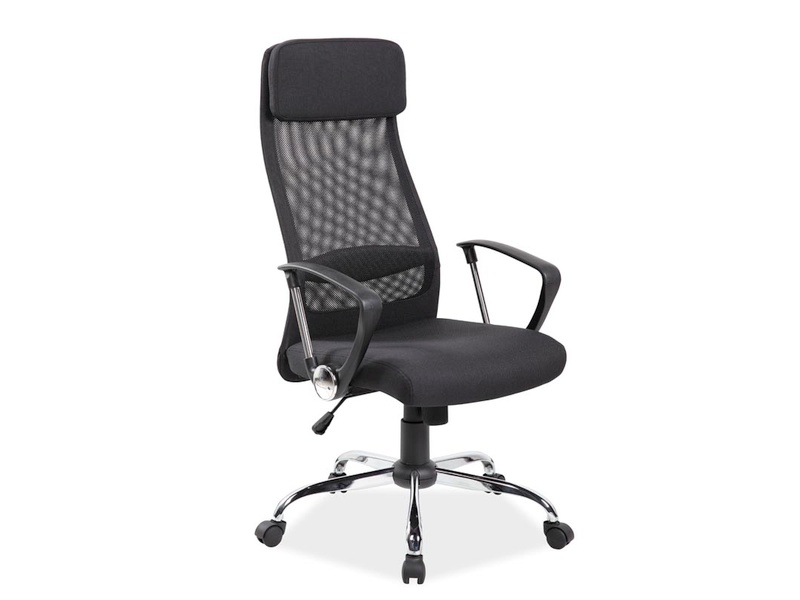 E-shop Signal Kancelárska stolička Q-345 čierna