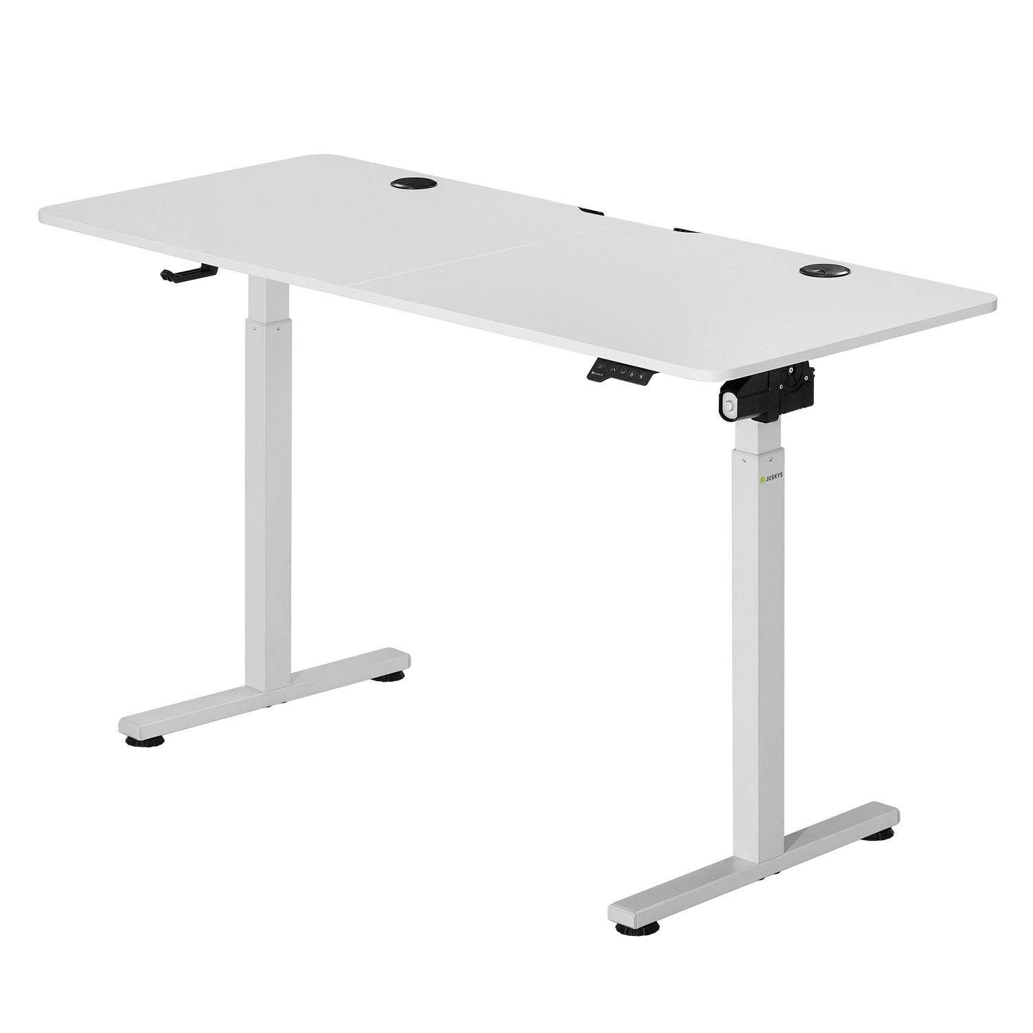 E-shop Juskys Kancelársky stôl Office 120 x 60 cm - biely
