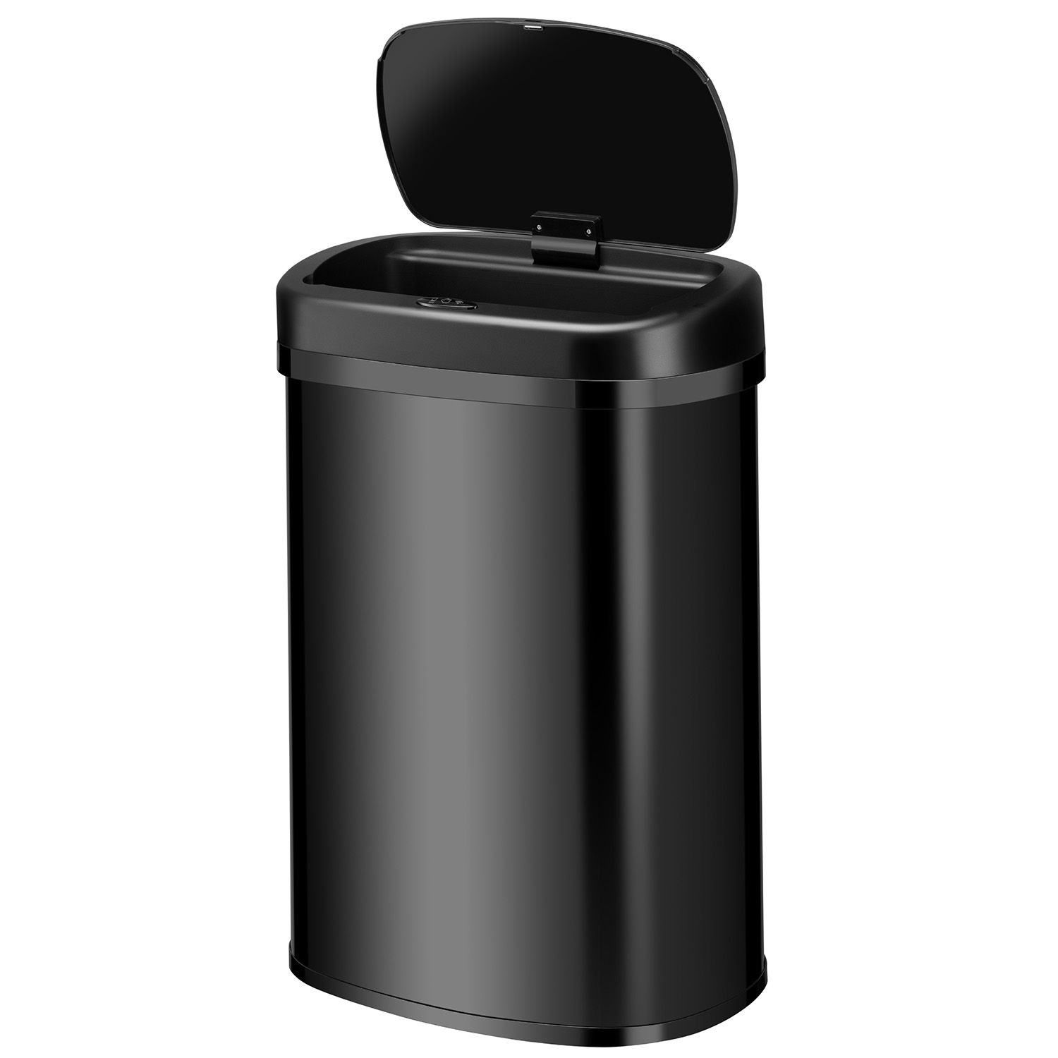 E-shop Juskys Štvorcový odpadkový kôš so senzorom - 50 L - čierny