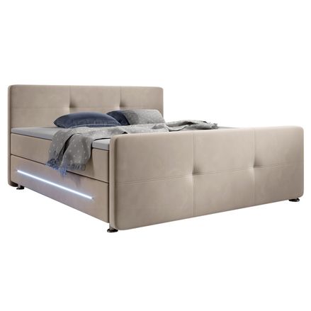 Pružinová posteľ Houston 180 x 200 cm béžová
