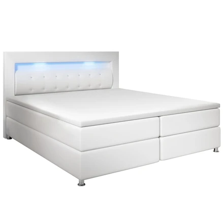 Pružinová posteľ Montana 120 x 200 cm - biela s toperom
