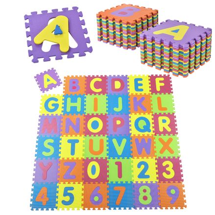Detské puzzle 36 častí od A po Z a od 0 po 9
