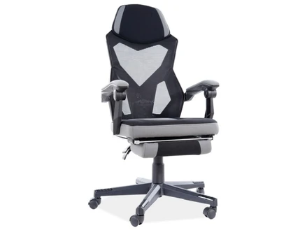 Kancelárska stolička Q-939 čierna/šedá