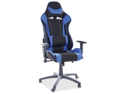 Kancelárska stolička VIPER čierna/modrá