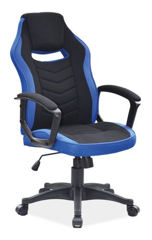 Kancelárska stolička CAMARO čierna/modrá