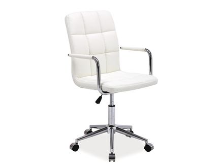 Kancelárska stolička Q-022 biela
