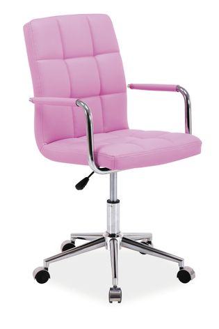Kancelárska stolička Q-022 zamat staroružová bluvel 52