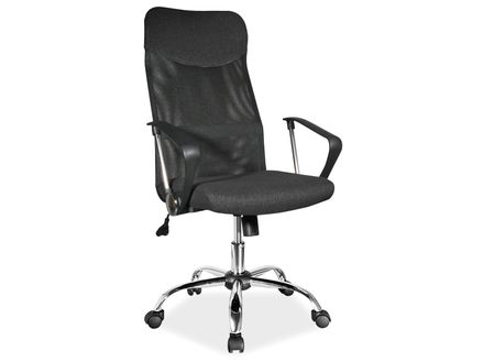 Kancelárska stolička Q-025 čierny materiál