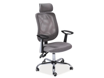 Kancelárska stolička Q-118 šedá