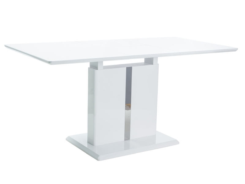 Signal Stôl DALLAS biely lak (110-150)x75