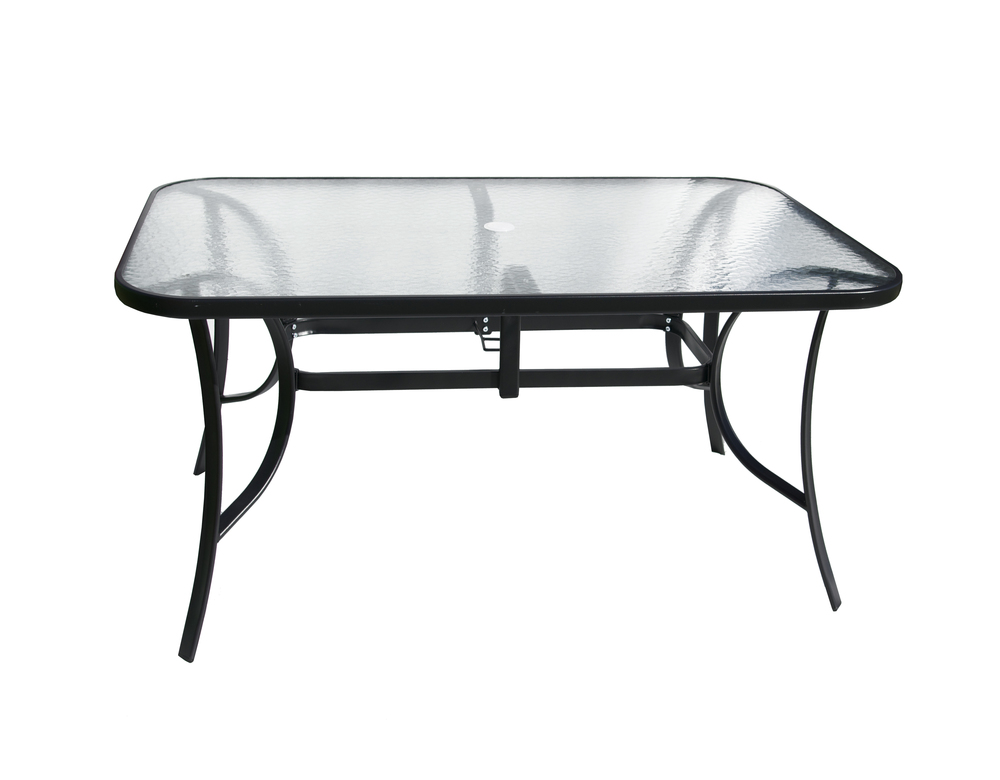 E-shop Rojaplast Stôl XT1012T (ZWT-150) - priehľadné sklo