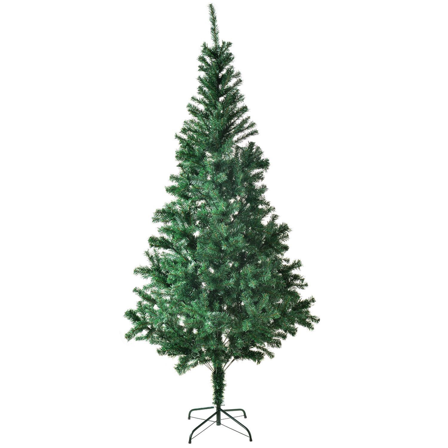 E-shop Juskys Umelý vianočný stromček - 180 cm, so stojanom, zelený