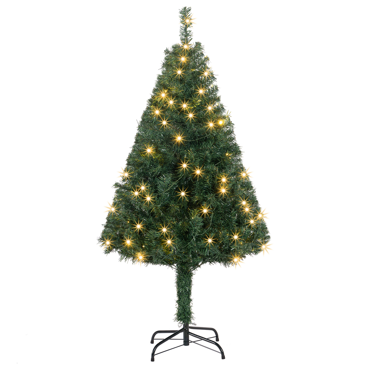 E-shop Juskys Umelý vianočný stromček s LED sviečkami - 120 cm